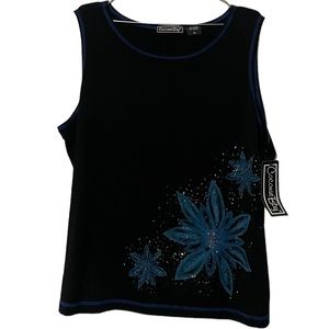 Coconut Bay tank top with floral design